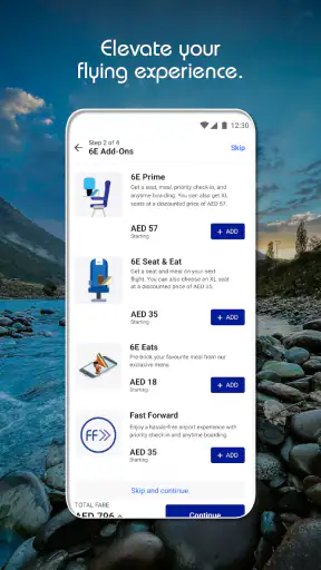 IndiGo Flight Ticket Booking screenshot