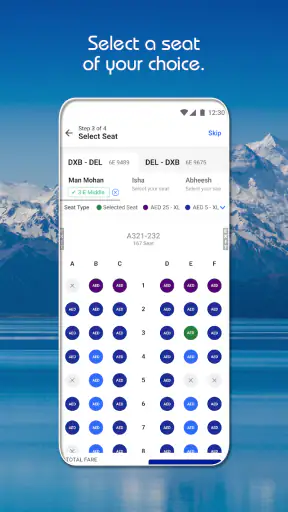 IndiGo Flight Ticket Booking screenshot