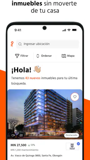 Inmuebles24 screenshot