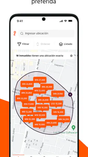 Inmuebles24 screenshot