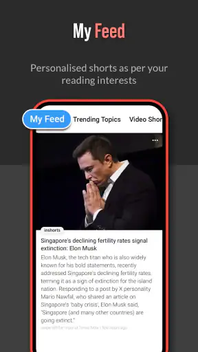 Inshorts - News in 60 words screenshot