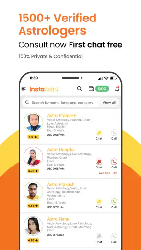 InstaAstro: Talk to Astrologer screenshot