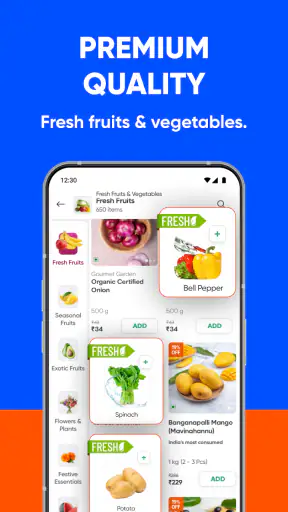 Instamart: 10 Mins Grocery App screenshot