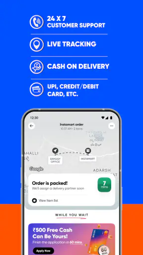 Instamart: 10 Mins Grocery App screenshot