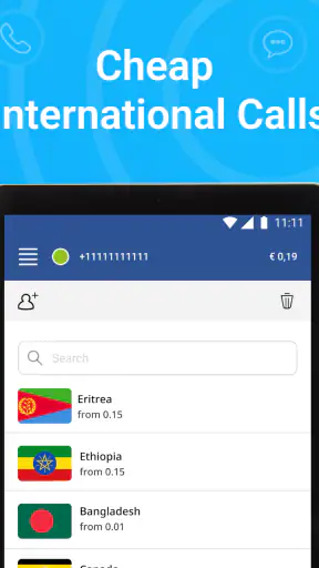 International Calling App Telz screenshot
