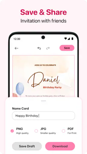 Invitation Maker: Card Creator screenshot