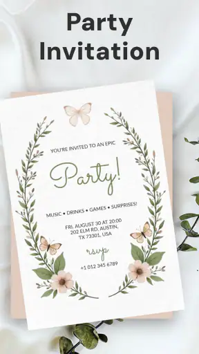 Invitation Maker + RSVP screenshot