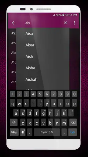 Islamic Names Dictionary screenshot