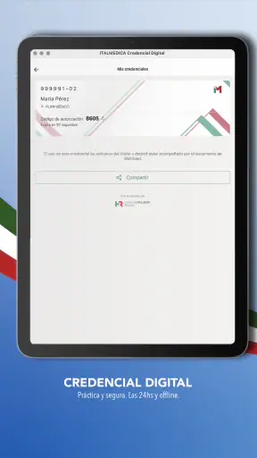 ITALMÉDICA Credencial Digital screenshot