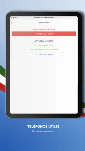 ITALMÉDICA Credencial Digital screenshot