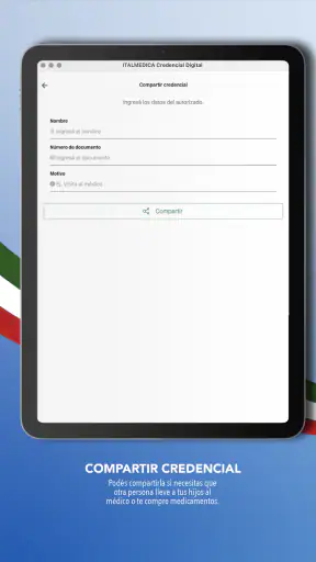 ITALMÉDICA Credencial Digital screenshot