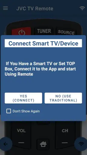 JVC Smart TV Remote screenshot