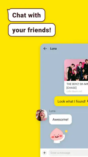 KakaoTalk: تطبيق التراسل screenshot