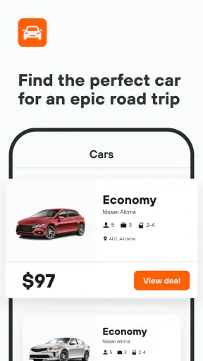 KAYAK: Flights, Hotels & Cars screenshot