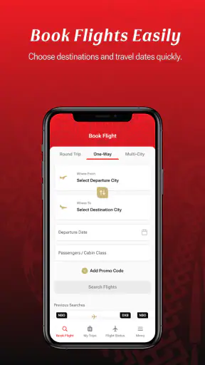 Kenya Airways screenshot