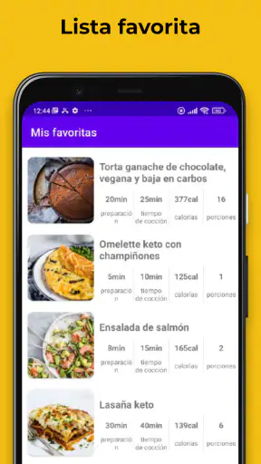 Keto recetas y dieta screenshot