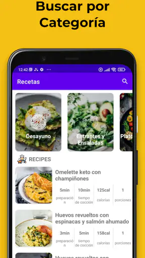 Keto recetas y dieta screenshot