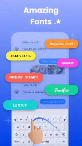 Keyboard Font & Keyboard Theme screenshot