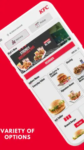 KFC Pakistan screenshot