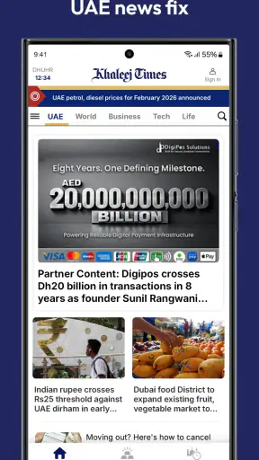 Khaleej Times: UAE, World News screenshot