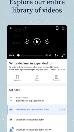 Khan Academy screenshot