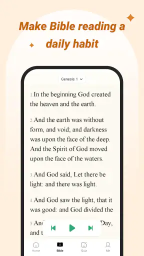 KJV Bible: Audio+Verse screenshot