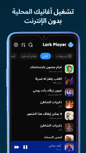 Lark Player - مشغل الموسيقى screenshot