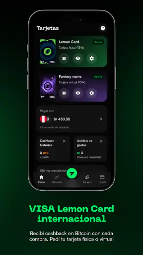 Lemon Cash: tu wallet crypto screenshot