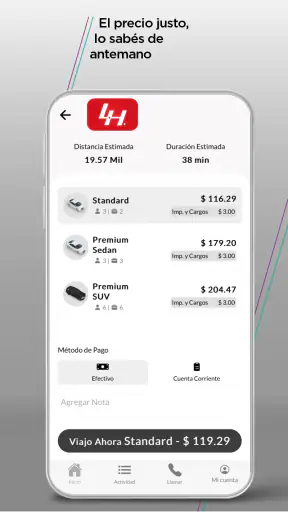 LH Traslados screenshot
