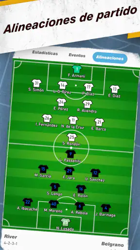 Liga Fútbol Argentina screenshot