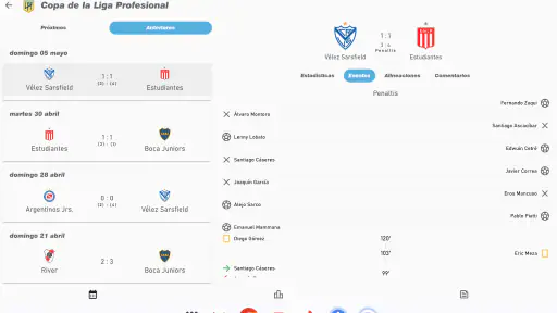 Liga Fútbol Argentina screenshot
