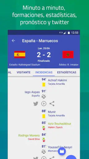 Liga - Resultados de Fútbol screenshot