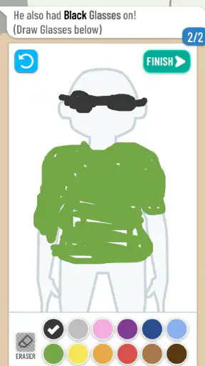 Line Up: Draw the Criminal screenshot