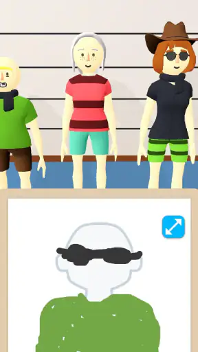 Line Up: Draw the Criminal screenshot