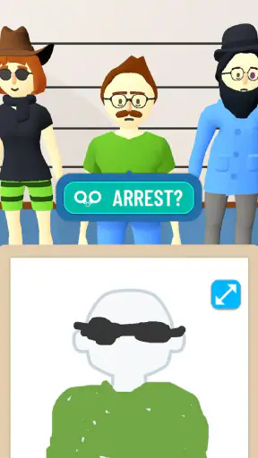 Line Up: Draw the Criminal screenshot