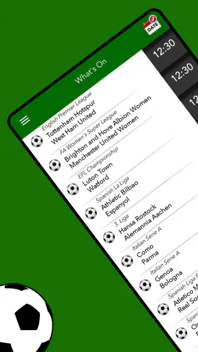 Live Football on TV screenshot