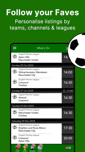 Live Football on TV screenshot