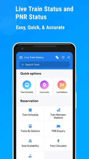 Live Train Status : PNR Status screenshot