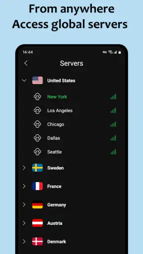 Lumo VPN screenshot