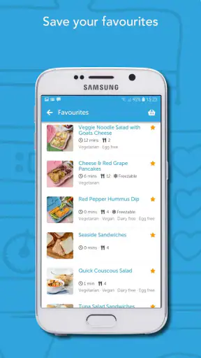Lunchbox Recipes screenshot