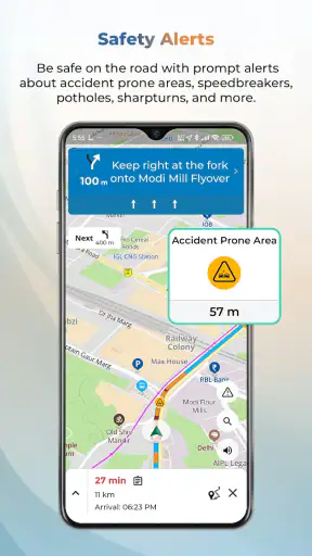 Mappls MapmyIndia Maps, Safety screenshot