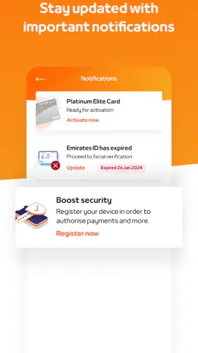 Mashreq UAE - Mobile Banking screenshot