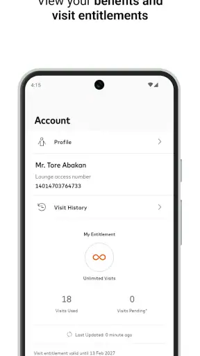 Mastercard Airport Experiences screenshot