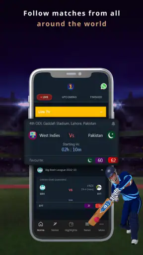 Max Cricket Live Line screenshot