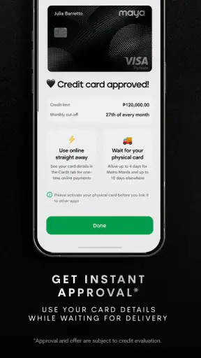 Maya – savings, loans, cards​ screenshot