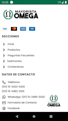 Mayorista Omega screenshot
