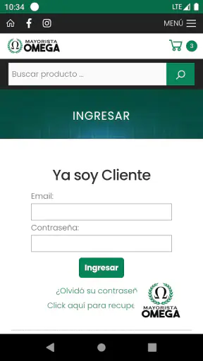 Mayorista Omega screenshot