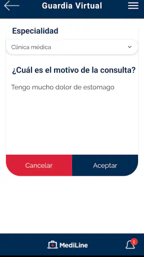 Mediline screenshot