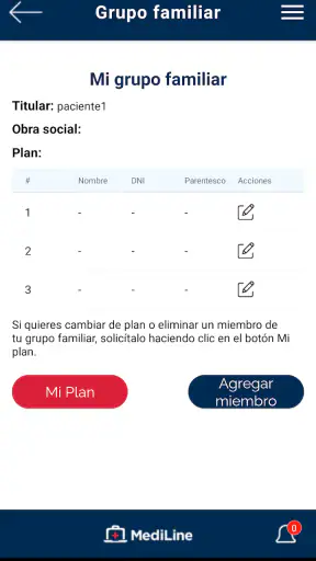 Mediline screenshot