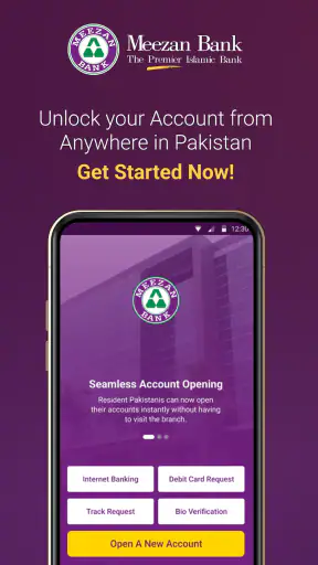 Meezan Digital Account Opening screenshot